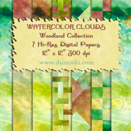 WoodlandCollection Woodland collection digital papers
