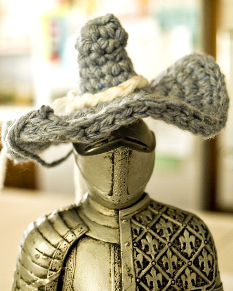 knight with wizard's hat