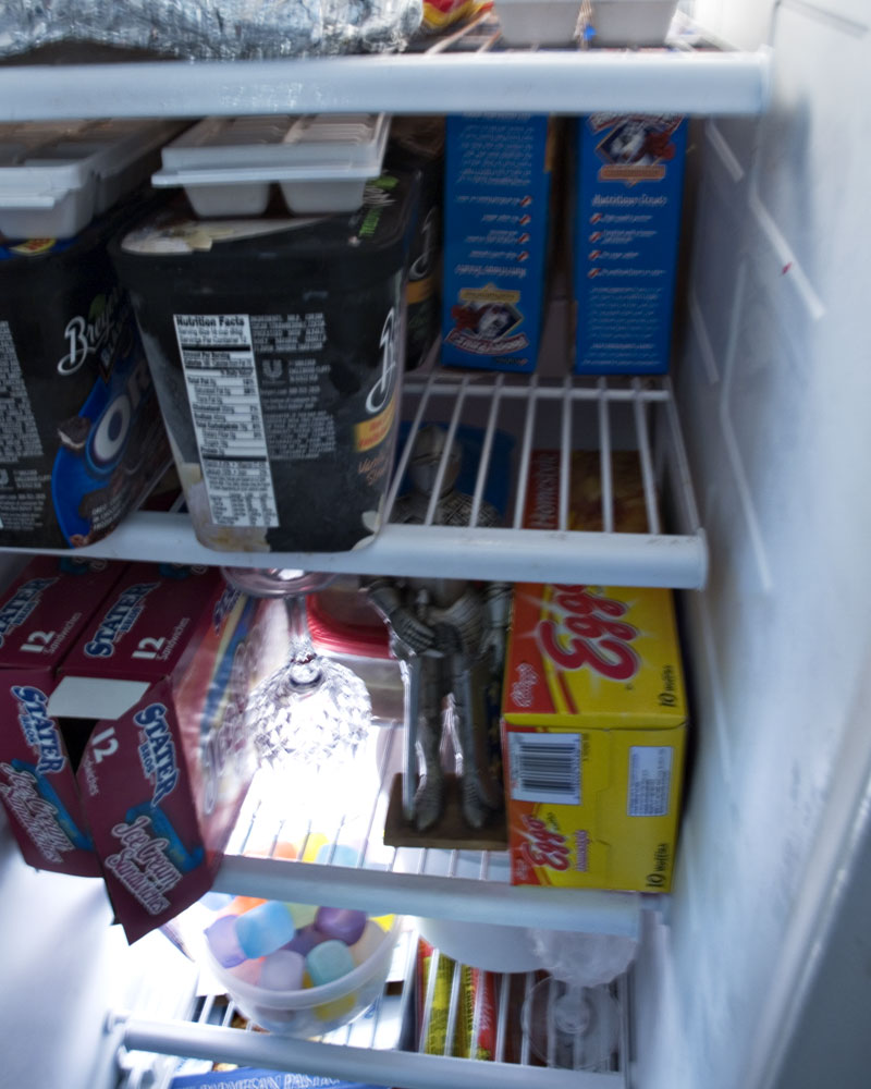 knight in freezer
