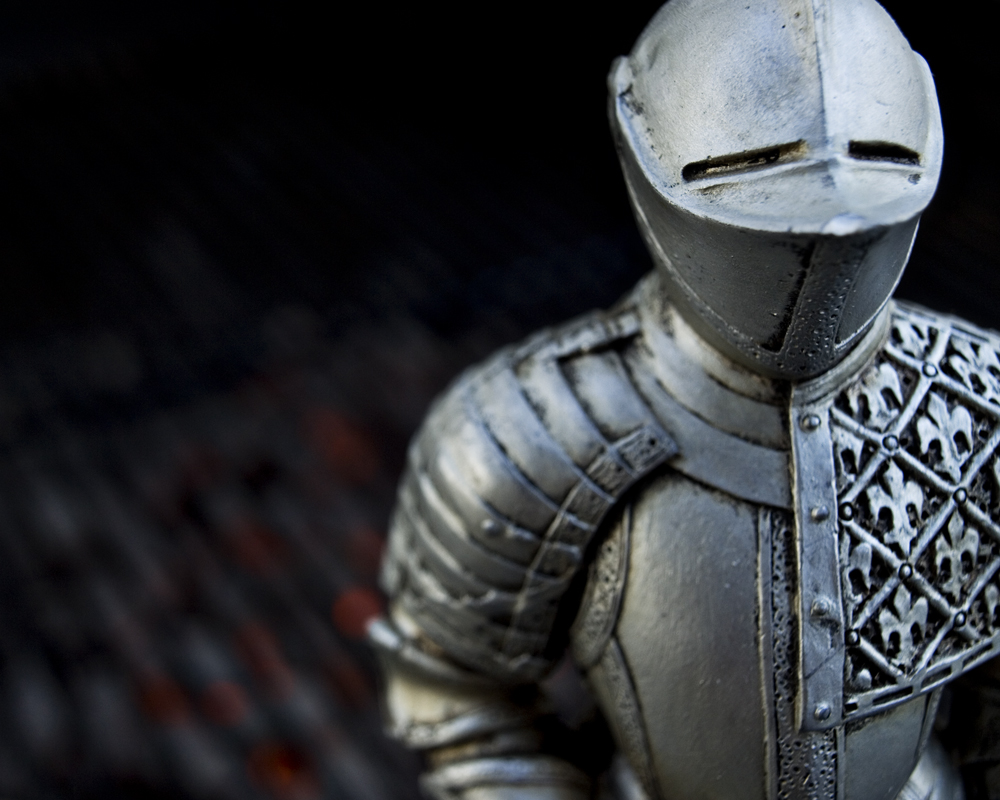 close up of knight