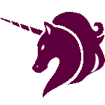 dark purple unicorn silhouette