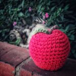 crocheted apple